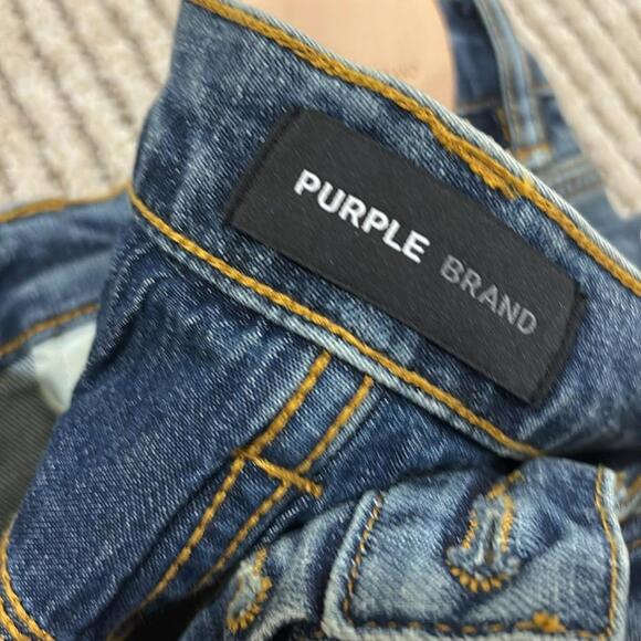 Men Purple Brand Jeans - Picture 3 of 5